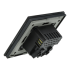 Gniazdo elektryczne pojedyncze z ładowarką USB A+C Czarne z ramką szklaną