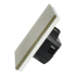 Włącznik dotykowy podwójny ZigBee 2.4GHz Złoty z N