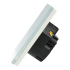 Włącznik dotykowy potrójny Wi-Fi + BL Biały z N