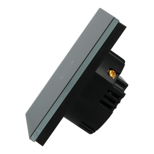 Włącznik dotykowy potrójny Wi-Fi + BL Czarny z N