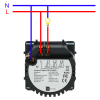 Włącznik dotykowy pojedynczy ZigBee 2.4GHz Złoty z N