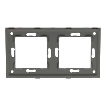 Ramka podwójna szara PC 2F DC Smart Home- FrameLite