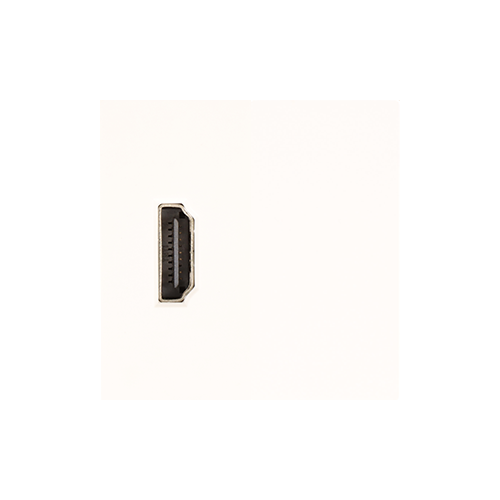 Moduł gniazda HDMI + zaślepka biały DC SMART HOME