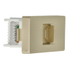 Moduł gniazda LAN CAT6 RJ45 Internetu x2 złoty DC SMART HOME