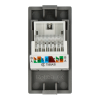 Moduł gniazda LAN CAT6 RJ45 Internetu + zaślepka szary DC SMART HOME