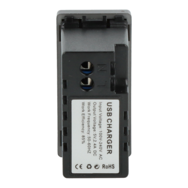 Moduł ładowarki usb + zaślepka szary DC SMART HOME