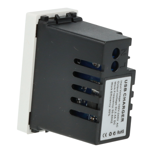 Moduł ładowarki usb x2 biały DC SMART HOME