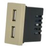 Moduł ładowarki usb x2 złoty DC SMART HOME