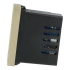 Moduł ładowarki usb x2 złoty DC SMART HOME