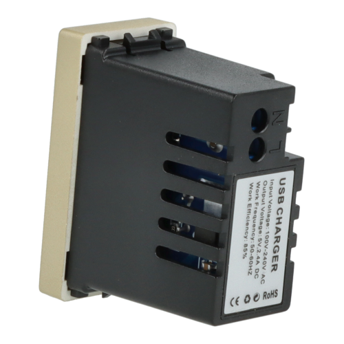 Moduł ładowarki usb x2 złoty DC SMART HOME