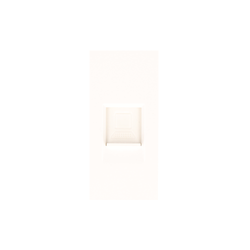 Moduł gniazda LAN CAT6 RJ45 internetu biały DC SMART HOME