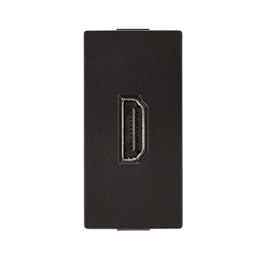 Moduł gniazda HDMI czarny DC SMART HOME