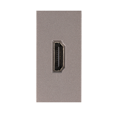 Moduł gniazda HDMI szary DC SMART HOME