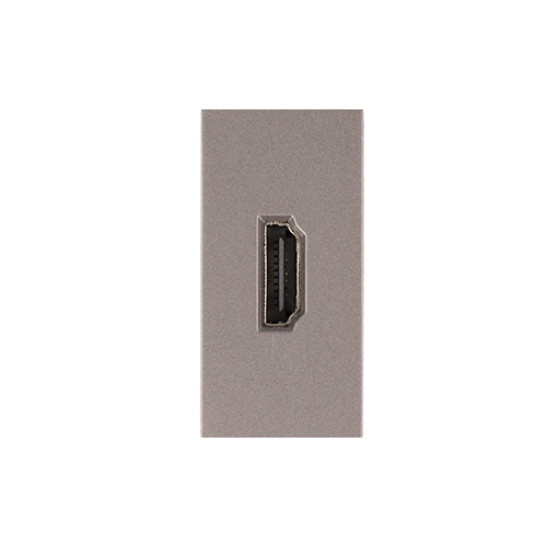 Moduł gniazda HDMI szary DC SMART HOME