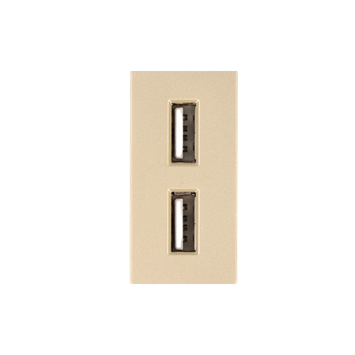 Moduł ładowarki usb podwójny złoty DC SMART HOME