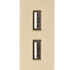 Moduł ładowarki usb podwójny złoty DC SMART HOME