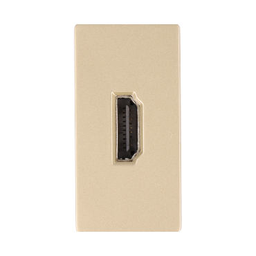 Moduł gniazda HDMI złoty 1/2 DC SMART HOME