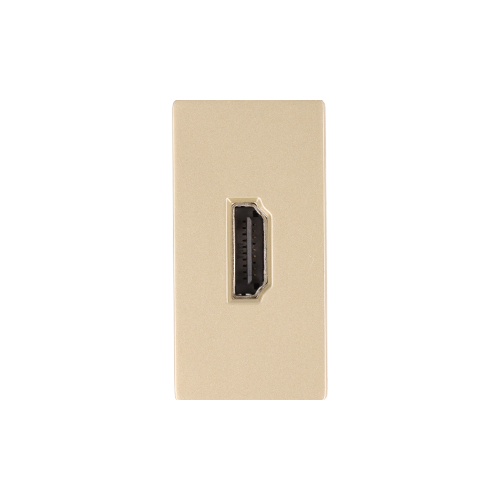 Moduł gniazda HDMI złoty 1/2 DC SMART HOME