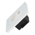 Lampka Schodowa LED Szklana Ramka 1.5W z Czujnikiem Ruchu Oświetlenie Schodowe Biała Barwa 1800K - 7500K