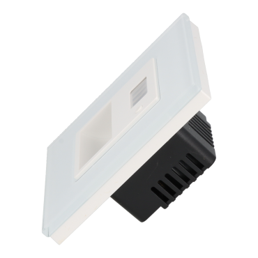 Lampka Schodowa LED Szklana Ramka 1.5W z Czujnikiem Ruchu Oświetlenie Schodowe Biała Barwa 1800K - 7500K