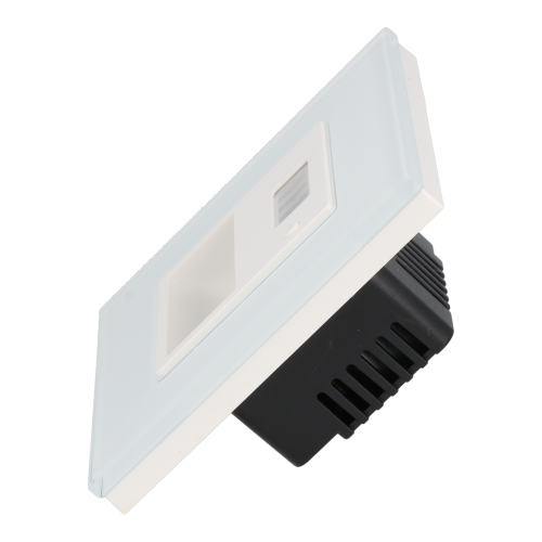 Lampka Schodowa LED Szklana Ramka 1.5W z Czujnikiem Ruchu Oświetlenie Schodowe Biała Barwa 1800K - 7500K