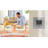 Termostat Ogrzewania Podłogowego ZigBee 16A w Szklanej Ramce Szary