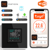 Moduł Termostat ogrzewania podłogowego wifi 16A Czarny