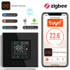 Moduł Termostat ogrzewania podłogowego ZigBee 16A Czarny