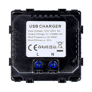 Moduł Ładowarka USB A+A 3.1A Biała do Ramek DC Smart Home