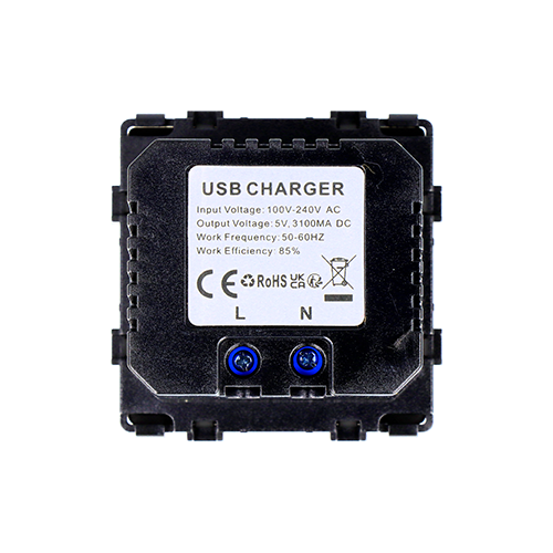 Moduł Ładowarka USB A+A 3.1A Biała do Ramek DC Smart Home