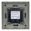 Gniazdo z Ładowarką 2xUSB 3.1A w Ramce Szklanej - Szare