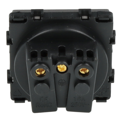 copy of Moduł gniazda elektrycznego SCHUKO 230Vpojedynczy szary