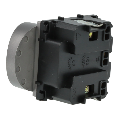 Moduł gniazda elektrycznego SCHUKO 230V podwójny szary