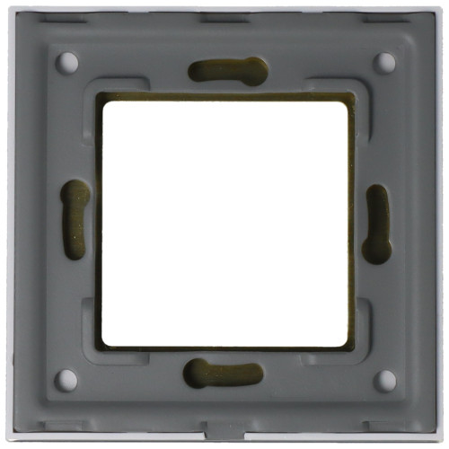 Ramka Aluminiowa Szczotkowana Pojedyncza 1F Złota DC Smart Home