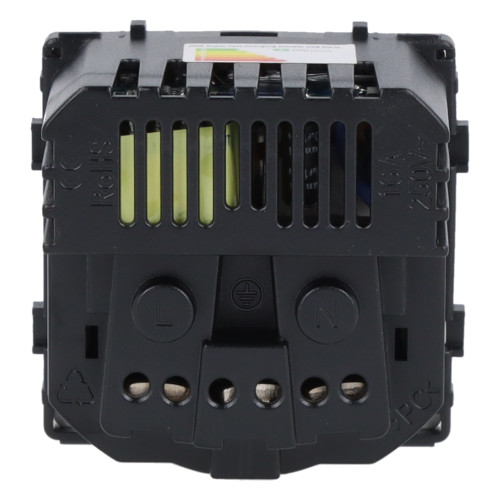 Moduł gniazda elektrycznego Schuko (bez bolca) z ładowarką USB A+C 20W 230V pojedynczy biały