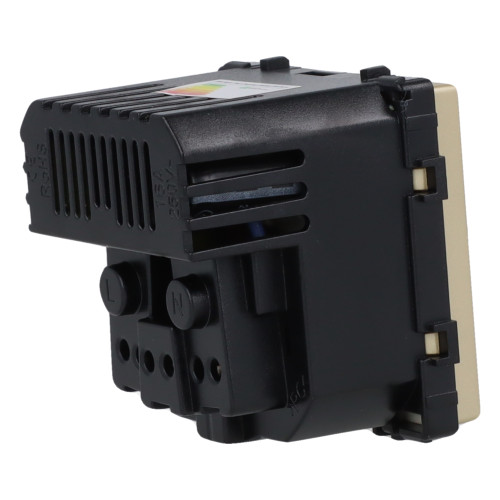 Moduł gniazda elektrycznego Schuko (bez bolca) z ładowarką USB A+C 20W 230V pojedynczy złoty