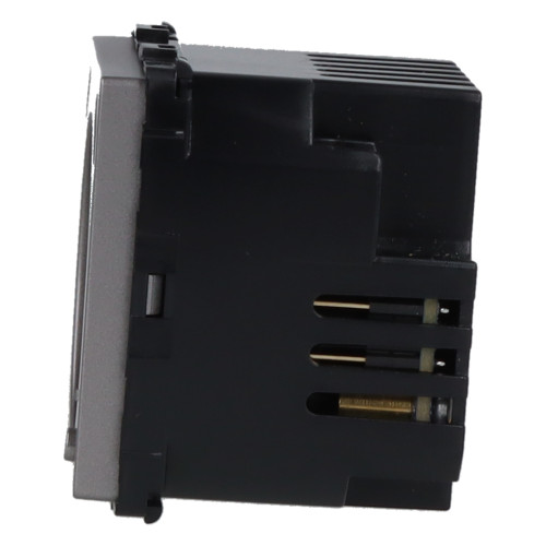 Moduł gniazda elektrycznego Schuko (bez bolca) 230V z pomiarem energii ZigBee + USB C+C 20W szary