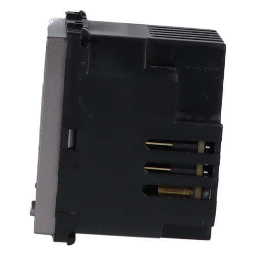 Moduł gniazda elektrycznego z bolcem 230V z pomiarem energii WiFi + USB C+C 20W szary