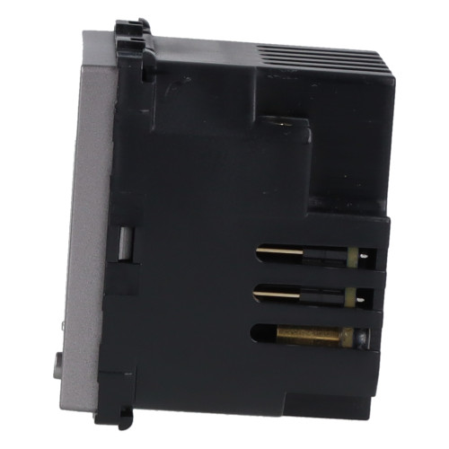 Moduł gniazda elektrycznego Schuko (bez bolca) 230V z pomiarem energii WiFi + USB C+C 20W szary