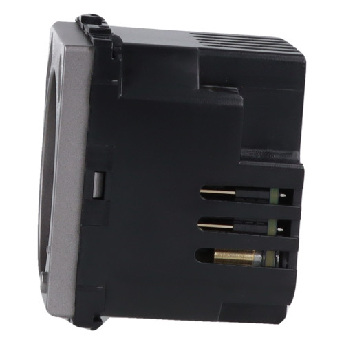 Moduł gniazda elektrycznego z bolcem 230V z pomiarem energii ZigBee + USB A+C 20W szary
