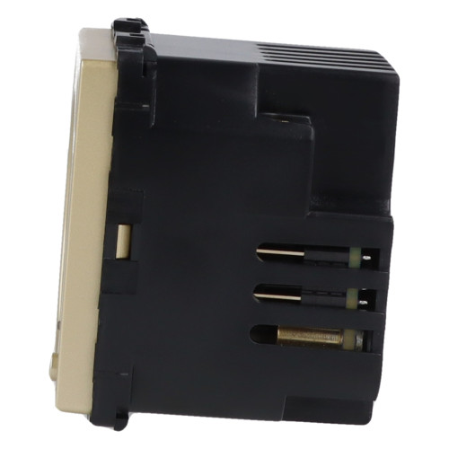 Moduł gniazda elektrycznego z bolcem 230V z pomiarem energii ZigBee + USB A+C 20W złoty