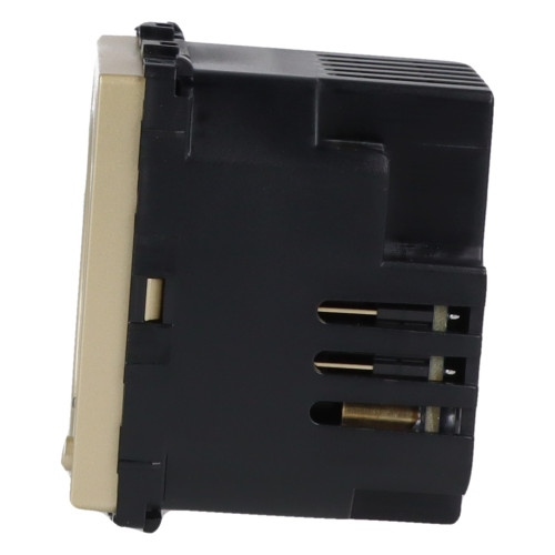 Moduł gniazda elektrycznego z bolcem 230V z pomiarem energii WiFi + USB A+C 20W złoty