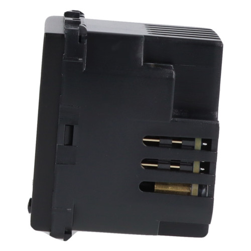 Moduł gniazda elektrycznego Schuko (bez bolca) 230V z pomiarem energii WiFi + USB C+C 20W czarny