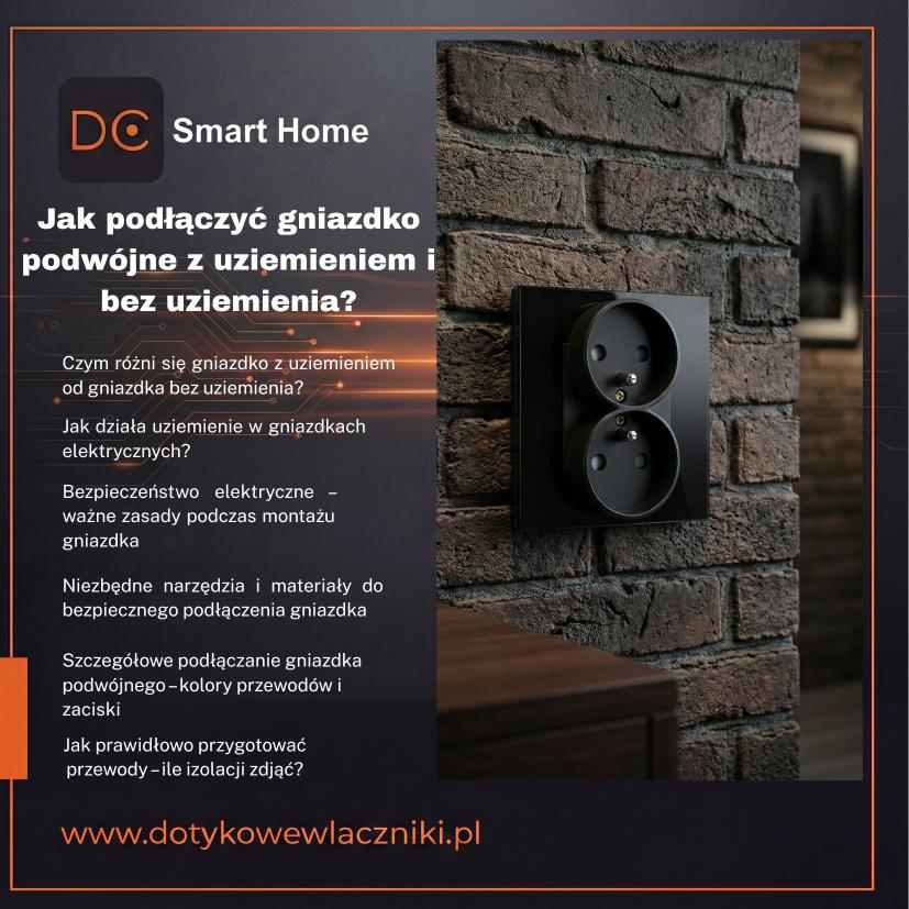 Jak podłączyć gniazdko podwójne z uziemieniem i bez uziemienia?