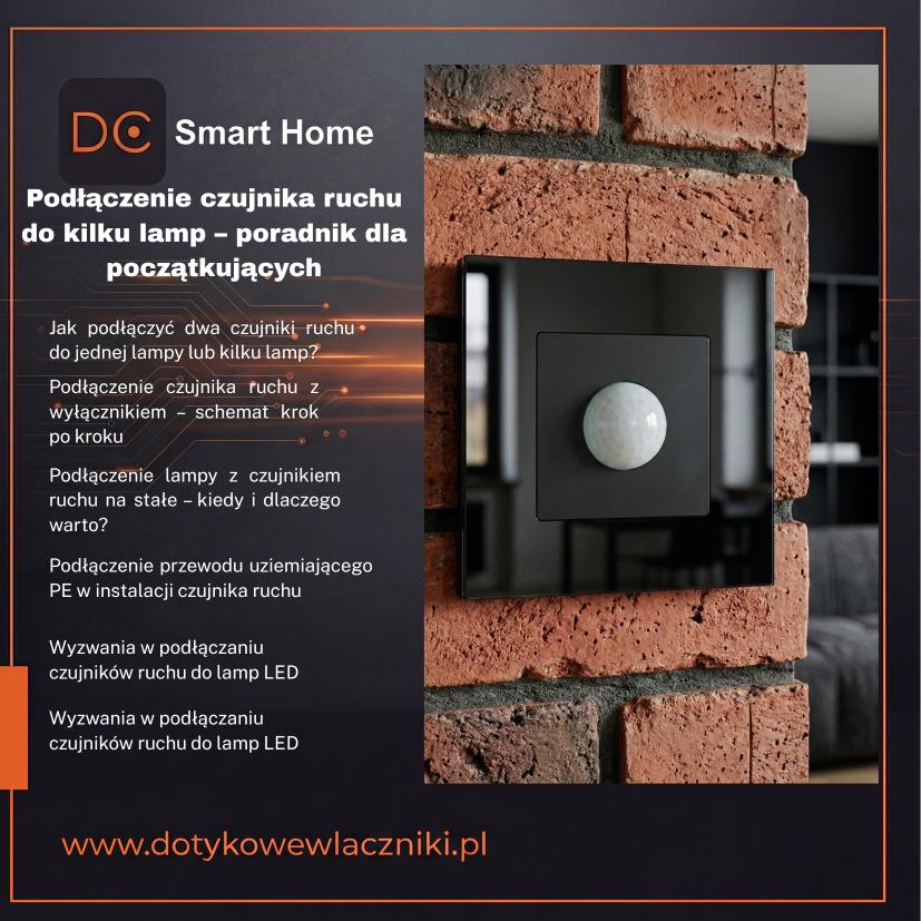 Podłączenie czujnika ruchu do kilku lamp – poradnik dla początkujących