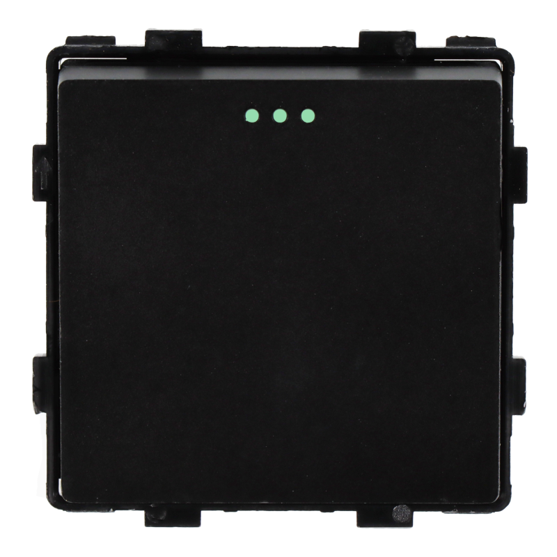 Moduł włącznik mechaniczny światła pojedynczy schodowy czarny