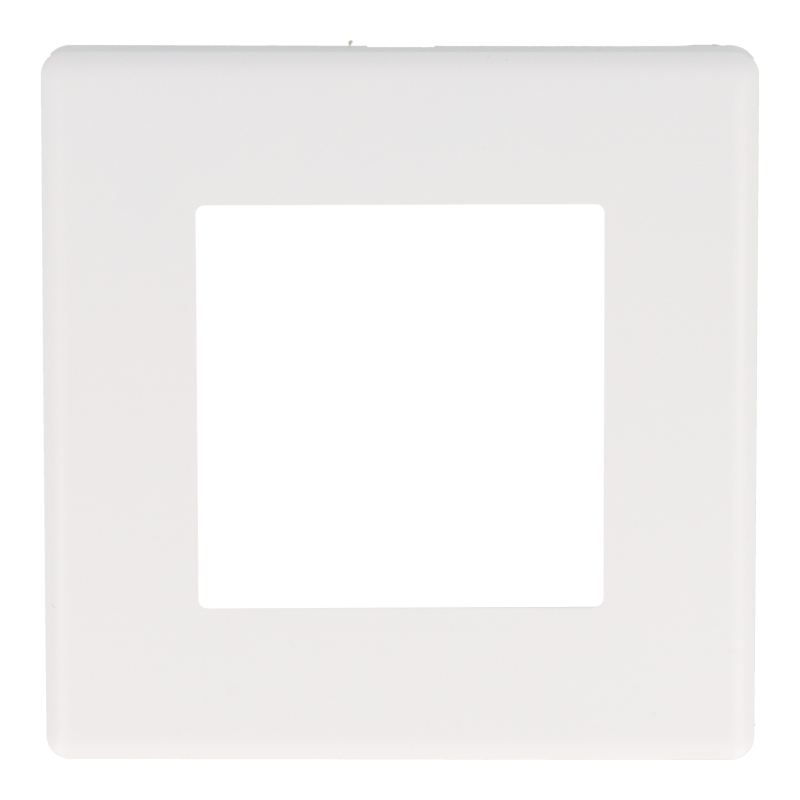 Ramka pojedyncza plastikowa biała PC 1F DC Smart Home- FrameLite